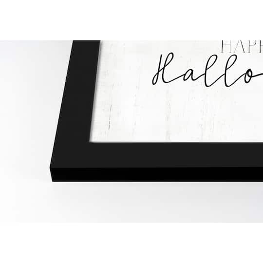 Pumpkins Halloween Print in Black Frame